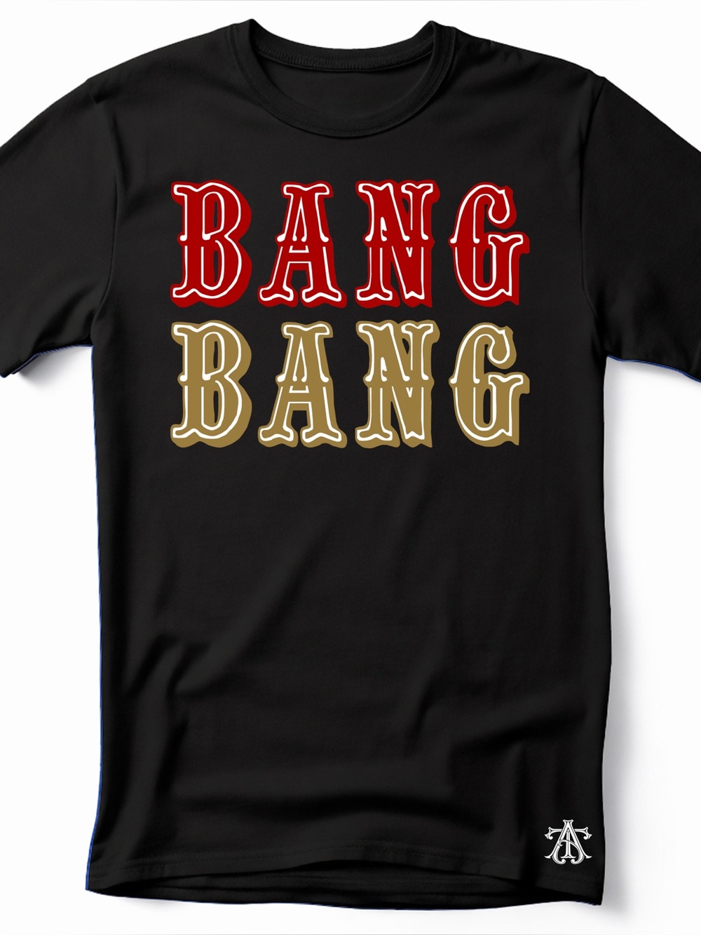 BANG BANG NINER GANG! San Francisco 49ers themed T-Shirt, Adult & Kids sizes